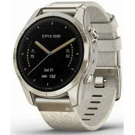Умные часы Garmin Epix Pro (Gen 2) Sapphire Edition Titanium, 42 мм, Gold, золотистый